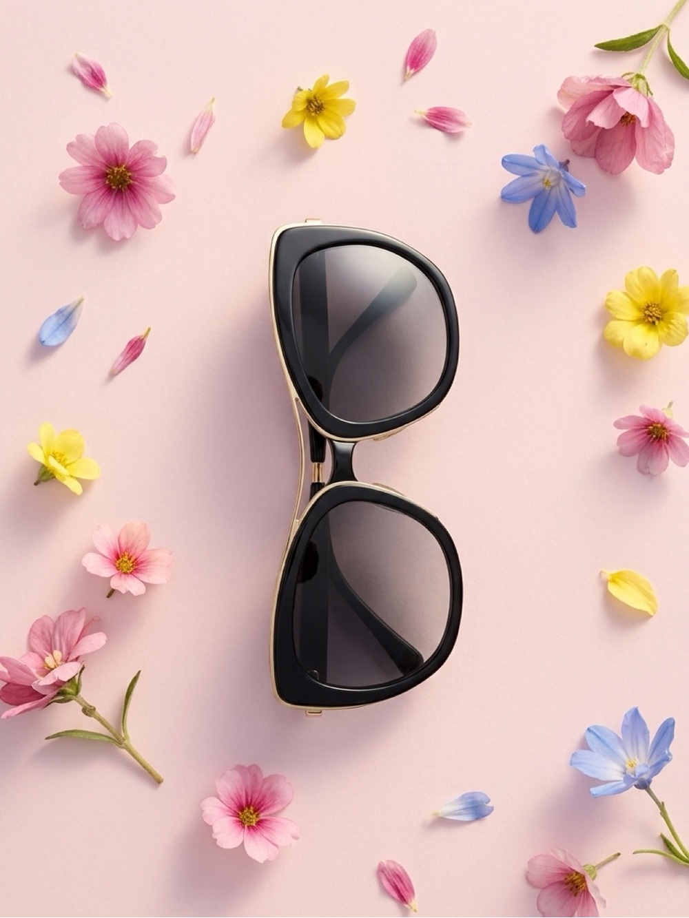 Roberto Cavalli Classic Black Oversized Women's Sunglasses